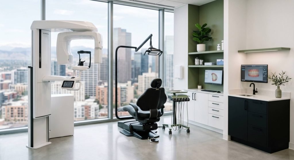 Advanced CBCT 3D imaging machine at Dental Elements in Downtown Denver.