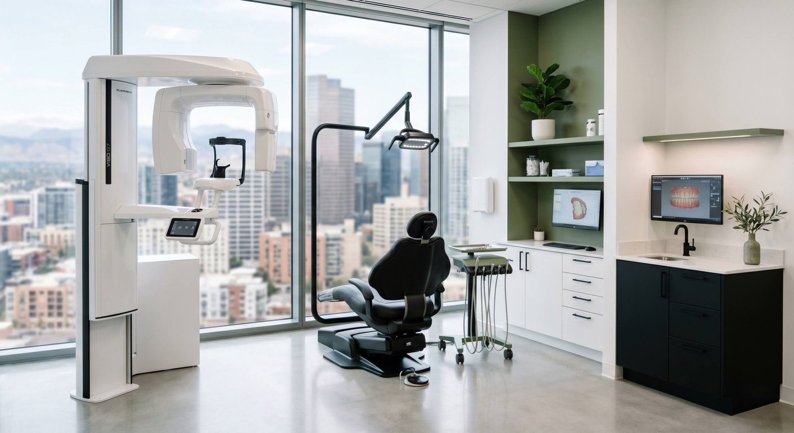 Advanced CBCT 3D imaging machine at Dental Elements in Downtown Denver.